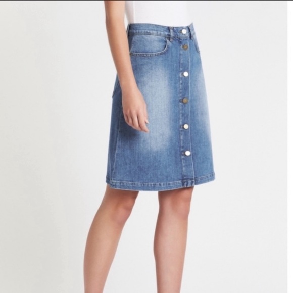 FRAME DENIM VINTAGE BOOT SKIRT Sz 23 - Picture 2 of 9